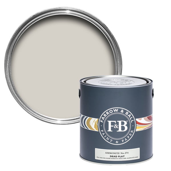 Farbdose Farrow and Ball Ammonite No. 274 Dead Flat