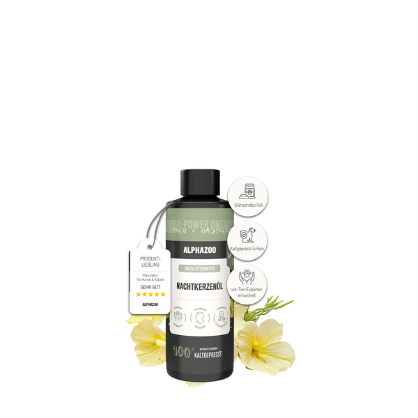 alphazoo Nachtkerzenöl für Hunde 250ml