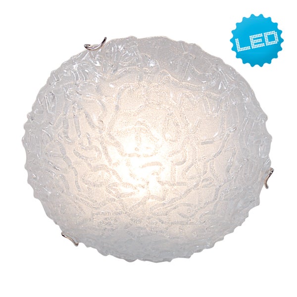 LED-Deckenleuchte mit Glasabdeckung