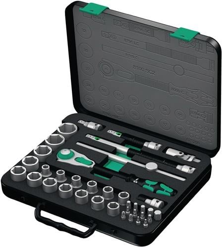 Wera Steckschlüsselsatz Zyklop Speed 37tlg. 1/2″ SW 10-32 mm Anzahl Zähne 72 6-kant - 5003645001