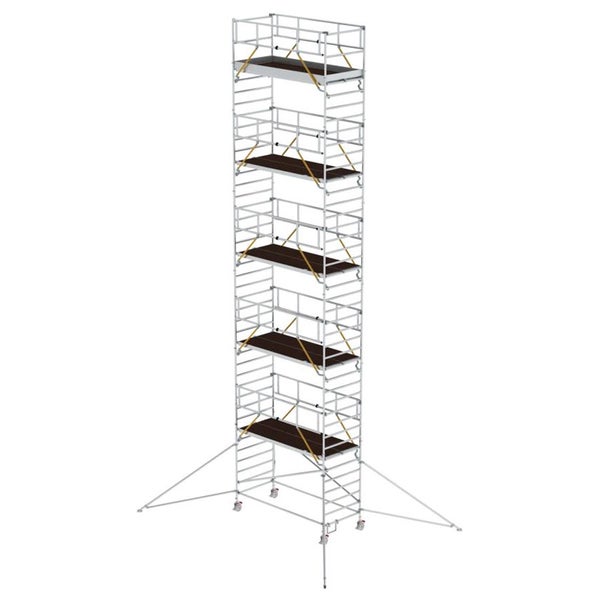 MUNK Rollgerüst SG mit Doppelplattform 1,35x3,00m und Ausleger 13,47m AH