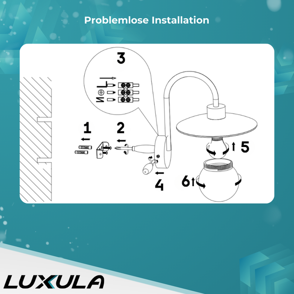 Anleitung zur problemlosen Installation einer Lampe
