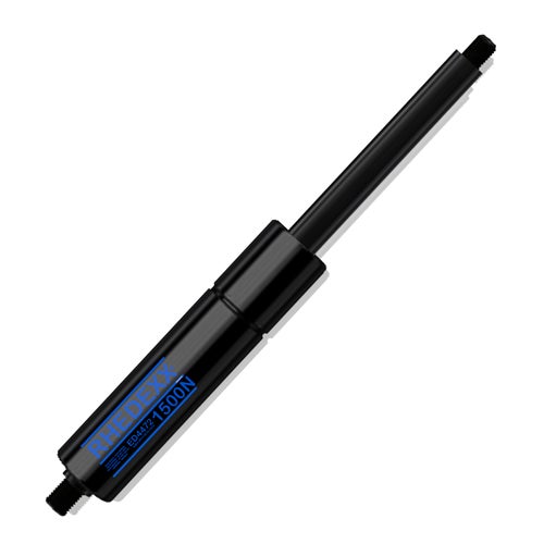 Rhedexx Gasdruckfeder mit 1500 Newton Ausschubkraft und Gewindeanschluss.