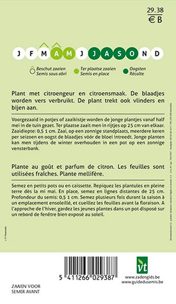 Informationen zum Anbau von Zitronenmelisse