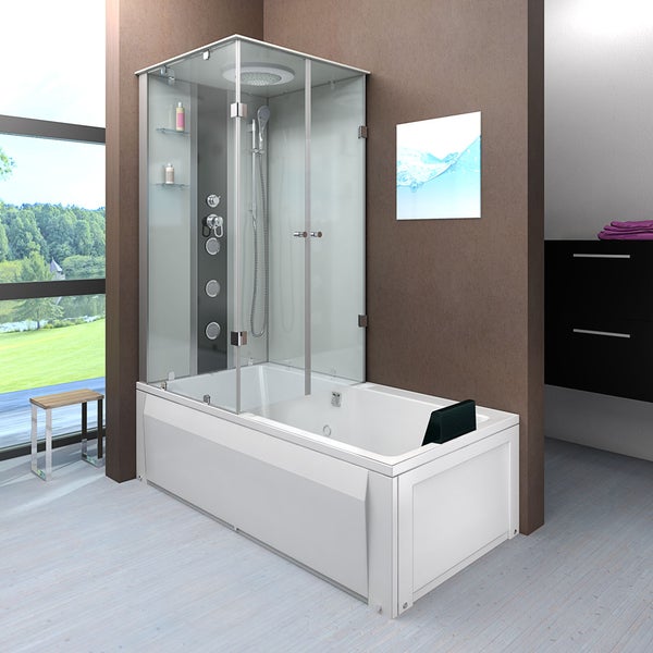 Dusche Wanne Kombination K05-R00-EC  90x180