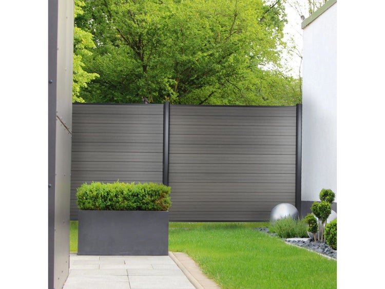 FLOORDIREKT WPC Sichtschutzzaun Komplettset inkl. HORNBACH