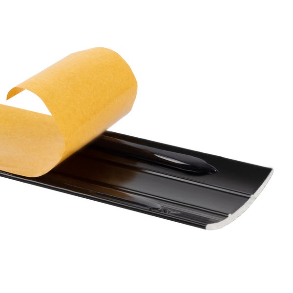 FLOORDIREKT Übergangsprofil - Übergang zwischen Bodenbelägen - Breite: 30 mm - Schwarz - Selbstklebend - 100 cm