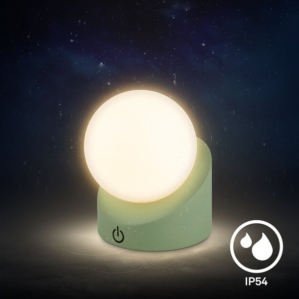 Mini LED Tischlampe kabellos IP54 Tischleuchte Akku Aussen/Innen Dimmbar Touch