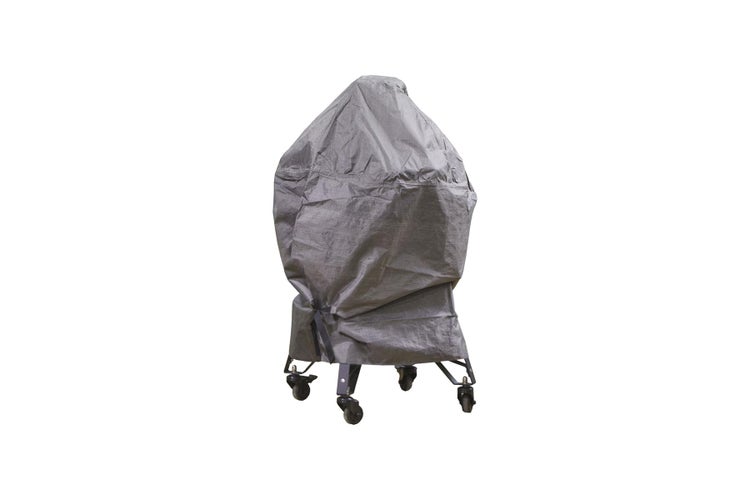 Abgedeckter Grill mit Rollen