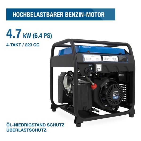 Hyundai Stromerzeuger mit Benzinmotor