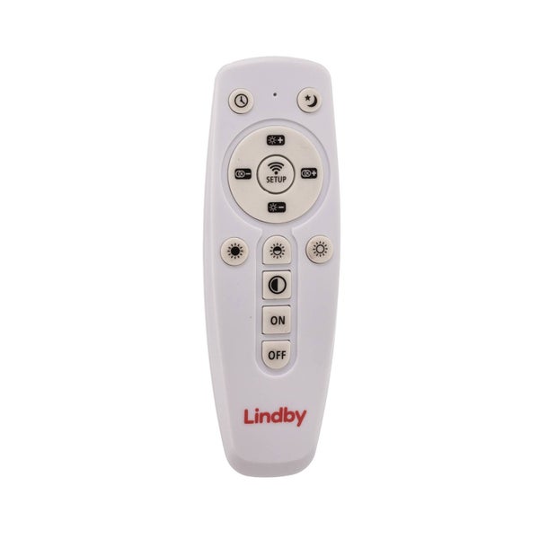 Lindby LED Panel Kenma dimmbar mit Leselampe (Modern) in Weiß (1 flammig, ) - Bürolampe Deckenlampe Deckenleuchte Lampe Wohnzimmerleuchte