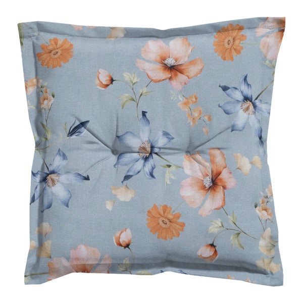 Sitzkissen Florina blau - Ca. 50x50 cm - 4er-Set