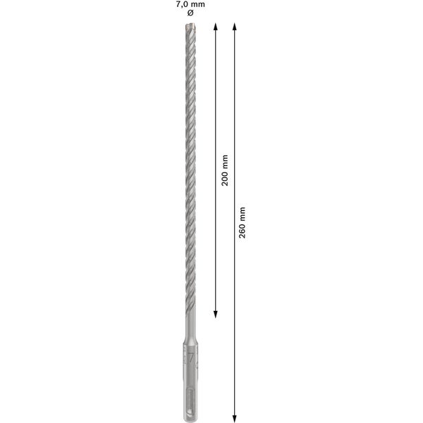 Bosch PRO SDS plus-5X Hammerbohrer 7 x 200 x 260 mm - 2608836615