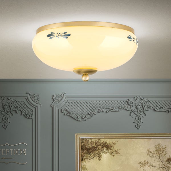 Deckenleuchte LANDHAUS 28 cm champagne