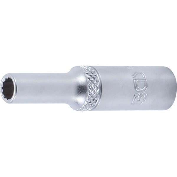BGS Steckschlüssel-Einsatz Zwölfkant tief Antrieb Innenvierkant 6,3 mm (1/4) SW 5 mm - 10704
