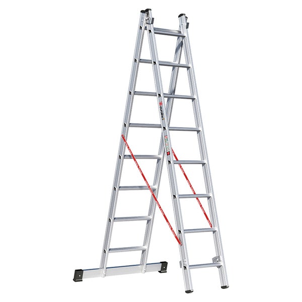 Aluminium Mehrzweckleiter im A-Zustand