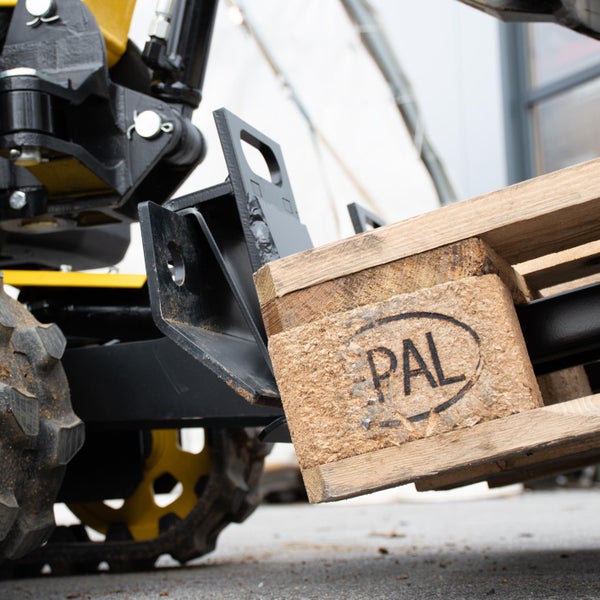 BAMATO Palettengabel für Minibagger MIB-600 - Hochwertiges Anbaugerät für effizientes Arbeiten