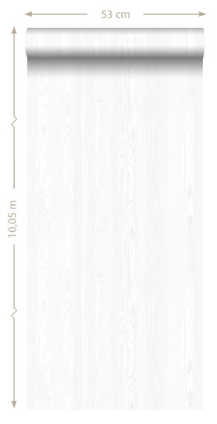 Tapetenrolle mit Holzmaserung, 53 cm breit und 10,05 m lang
