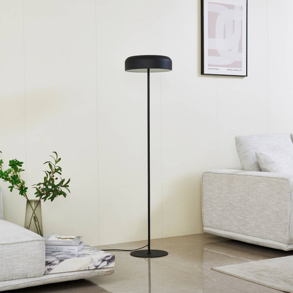 Lindby Stehlampe Edion (Modern) in Schwarz aus Metall (2 flammig, E27) - Stehleuchte Standleuchte Floor Lamp Wohnzimmerlampe Wohnzimmerleuchte