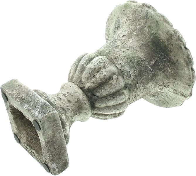 Dekoleidenschaft Amphore Stone aus Steingut in Stein Optik, Pflanztopf, Blumenkübel, Gartendeko für Draußen, Pflanzgefäß, Blumentopf