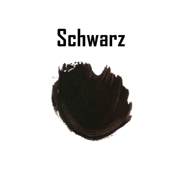 Farbfleck Schwarz
