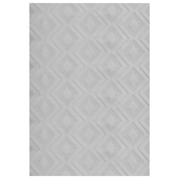 Wohnzimmerteppich mit Rautenmuster, rechteckiger Webteppich für Innenräume.