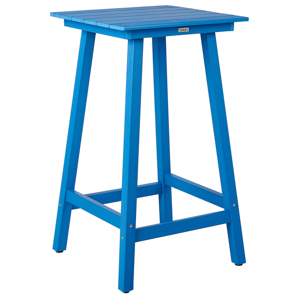 Garten Bartisch ADIRONDACK 60 cm 59 cm Kunststoff Blau