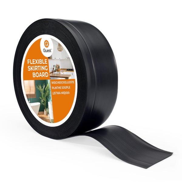 Quest weiche Sockelleiste als Rolle für flexible Bodenabschlüsse