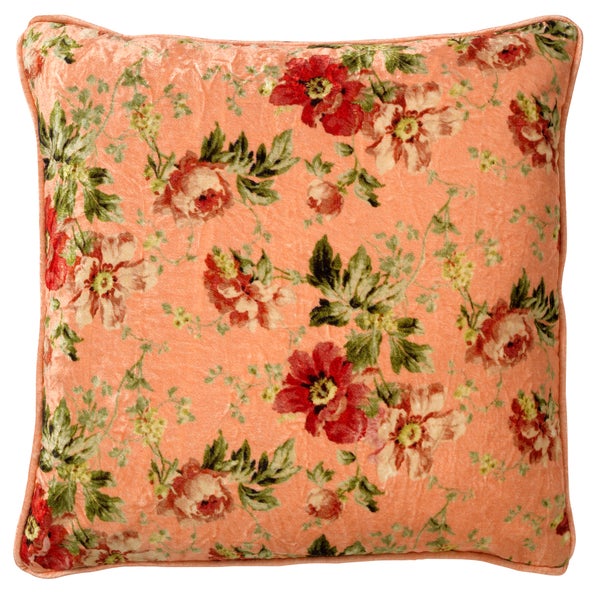 Meis Dekokissen - Mit Blumenmuster 45x45 cm, Rosa