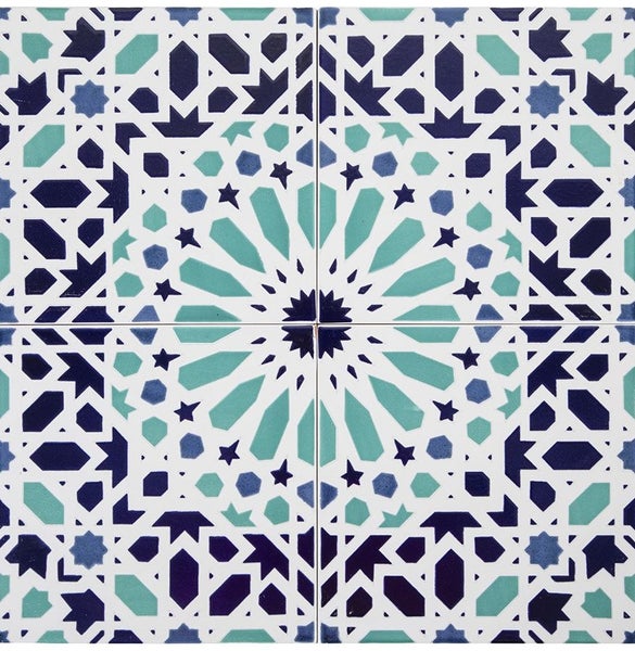 Fliesen mit geometrischem Muster