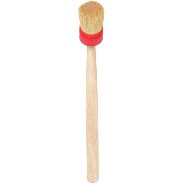 Tapezierbürste mit Holzgriff