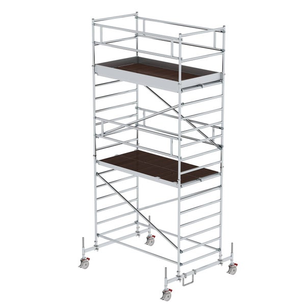 Fahrgerüst mit zwei Arbeitsbühnen
