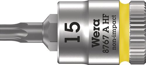 Wera Steckschlüsseleinsatz 8767 A HF TORX 1/4 T15 Länge 28 mm - 5003363001