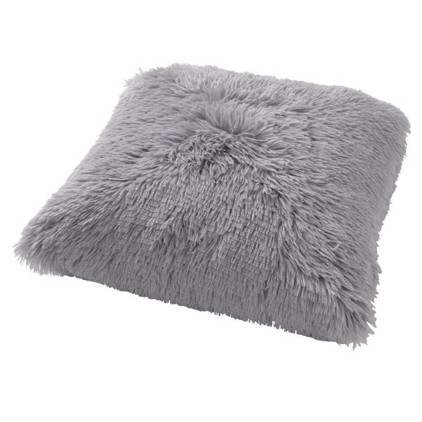 Fluffy Kissenbezug - Fluffy 60x60 cm, Grau