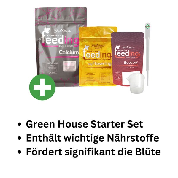 Green House Feeding 3-Teiliges Dünger Set Long Flowering – Kompakt Blütedünger