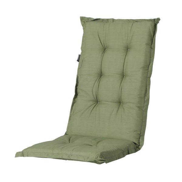 Gartenstuhlauflage Basic grün - Ca. 105x50 cm - 4er-Set