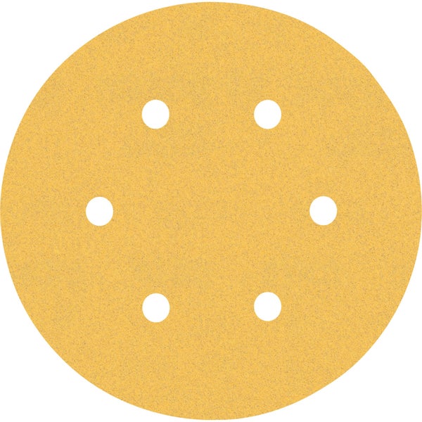Bosch 50x Expert C470 Schleifpapier mit 6 Löchern für Exzenterschleifer 150 mm G 120 - 2608900921