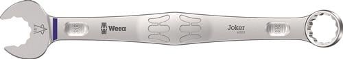 Wera Joker 6003 Ringmaulschlüssel Größe 13 aus Stahl mit 15 Grad Maulstellung, Wera Logo und Joker Schriftzug.
