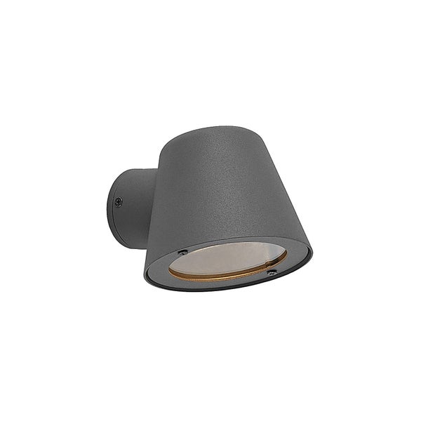 Lindby Wandleuchte außen Ileyna (spritzwassergeschützt (Modern) in Schwarz aus Aluminium (1 flammig, GU10) - Außenwandleuchten Wandlampe Led Außenlampe Outdoor für Außenwand/Hauswand