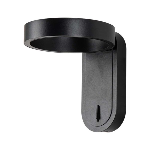 Schwarze LED-Wandleuchte