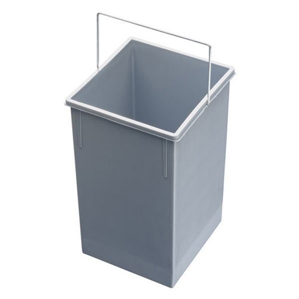 Kunststoff Abfalleimer mit Metallgriff