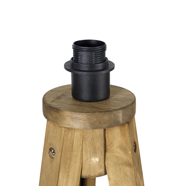 Ländliche Stehlampe Stativ Vintage Holz - Stativ Classic