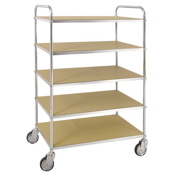 Servierwagen mit vier Ablageflächen