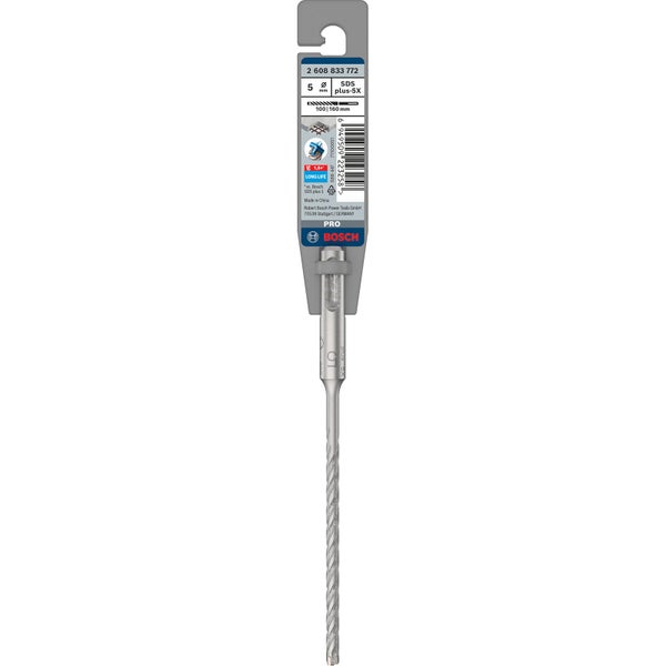 Bosch Hammerbohrer mit 5 Millimeter Durchmesser SDS plus-5X