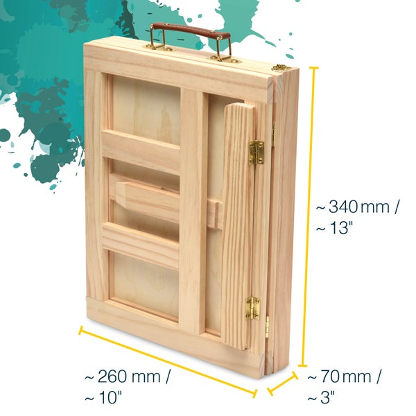 Artina Milano Staffelei + Malset Acryl (19tlg)