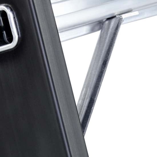 Detailansicht einer Aluminiumleiter
