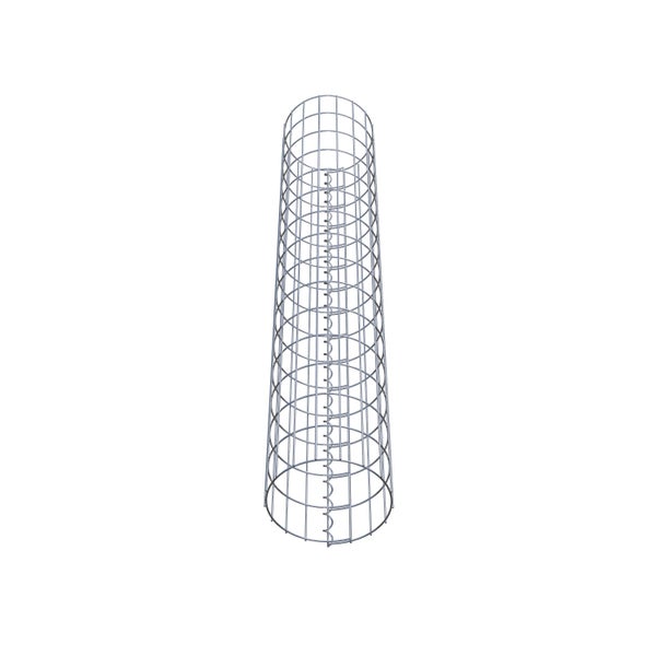 Gabionensäule Durchmesser 27 cm, MW 5 x 10 cm rund - Höhe: 1,50 m