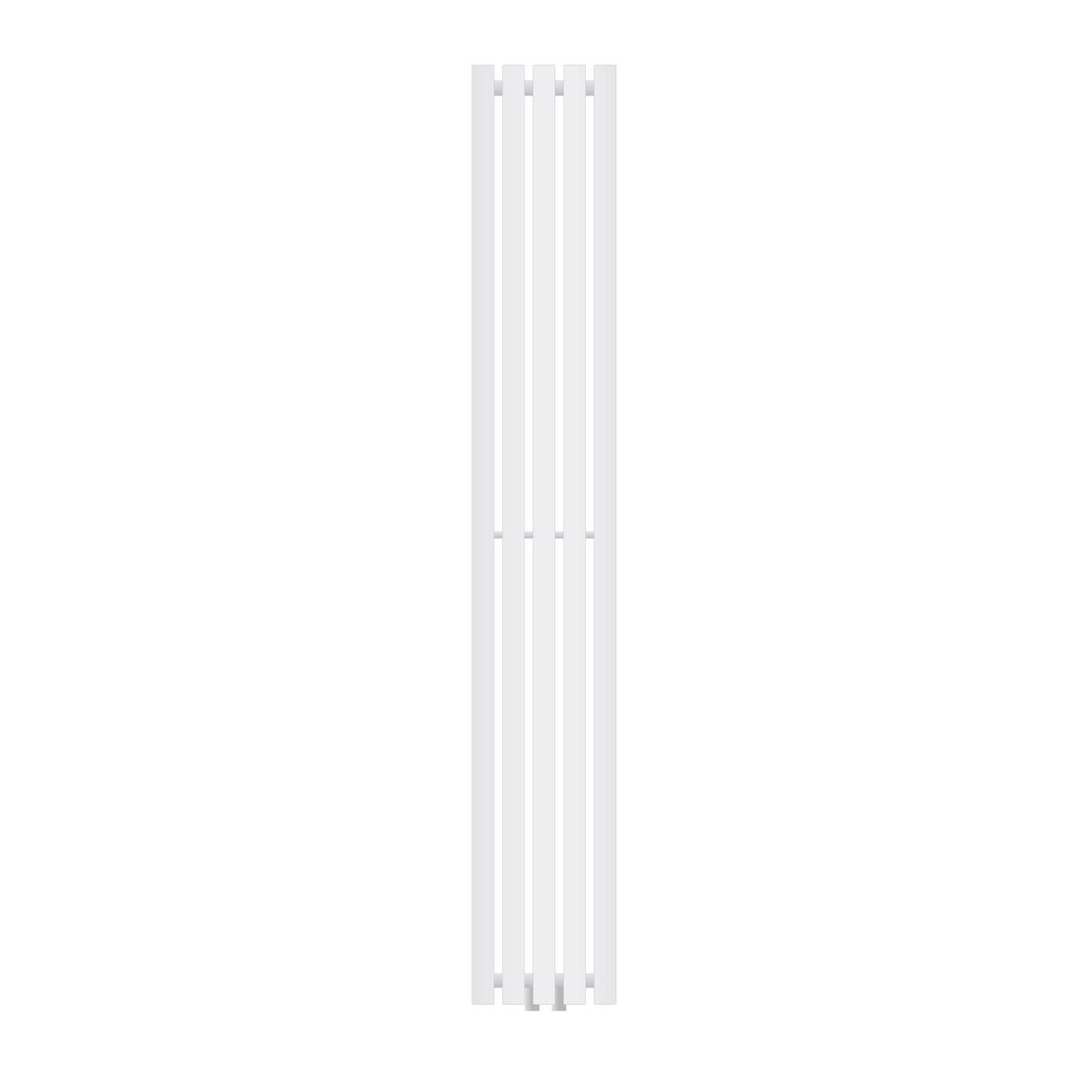 LuxeBath Designheizkörper Stella 1800 x 260 mm, Weiß, Paneelheizkörper Mittelanschluss, Einlagig, Flach, Vertikal, Badheizkörper Röhrenheizkörper Flachheizkörper Badezimmer Heizung Bad Wandheizung