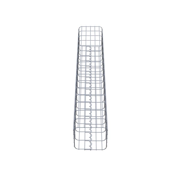Gabionensäule 27 x 27 cm, MW 5 x 10 cm eckig - Höhe: 1,60 m