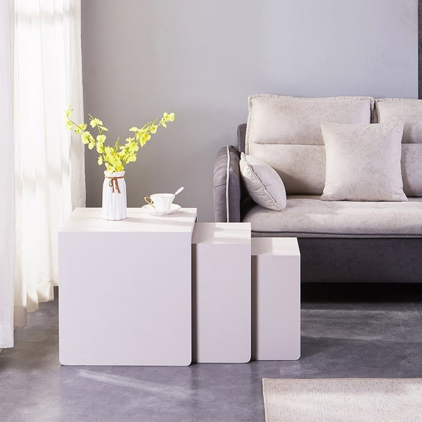 Home Deluxe Beistelltisch IRIMA -  Sand Beige